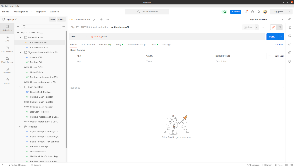 postman screen